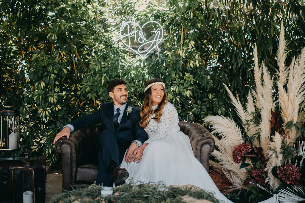 Pareja de novios en Cortijo Cabana de Almería